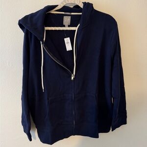 GAP Dark Blue Zip-Up Hoodie NWT Size XXL